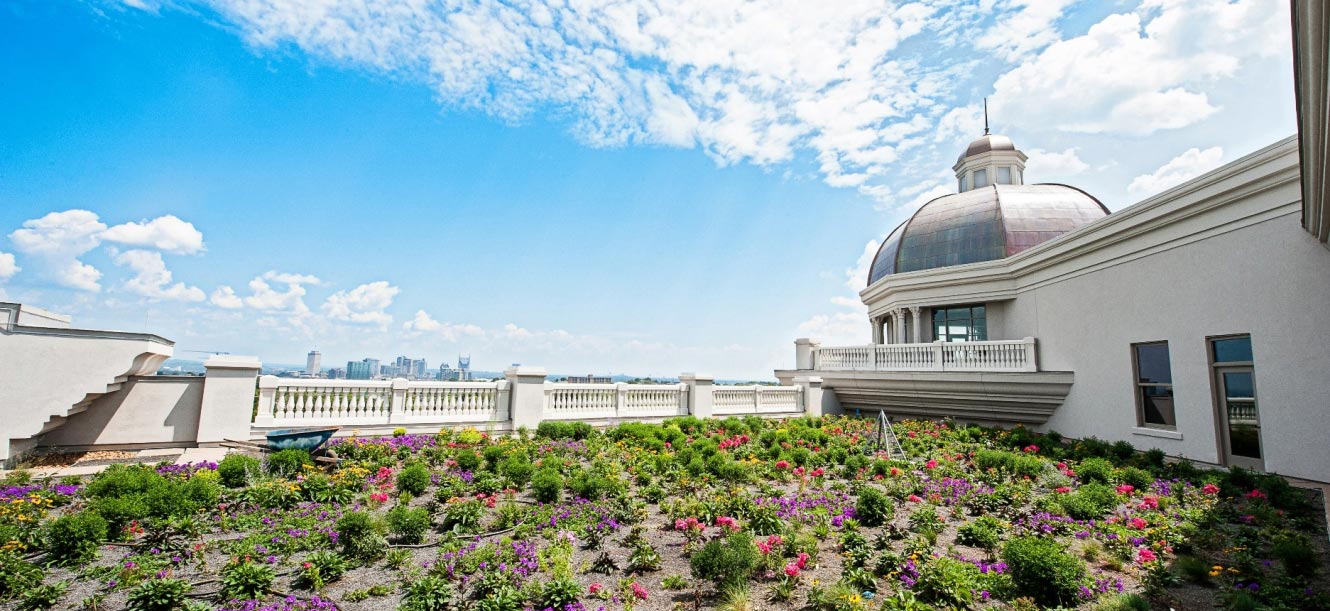 Green Roof Irrigation by ClearWater Services in Nashville, TN